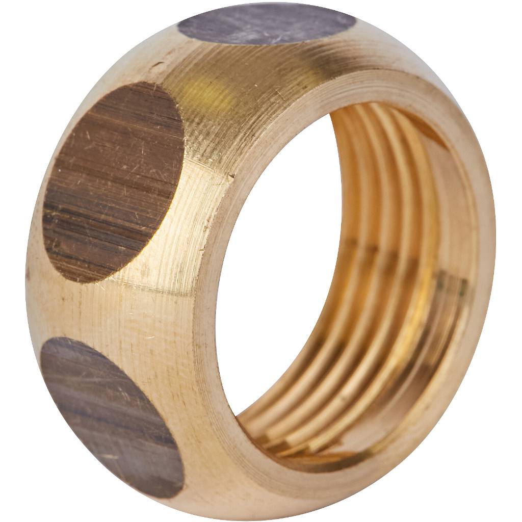 Муфта (американка) 15x3/4" (ВР) с накидной гайкой под пайку SANHA бронзовая 143591534