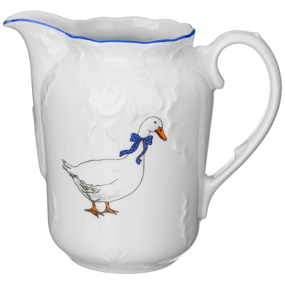 Кувшин "rococo" гуси 1 л (1/2/12) "cmielow" omd666-рококо-31