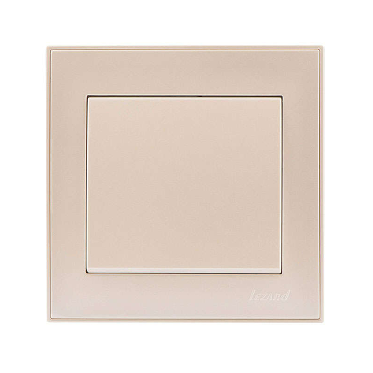 Выключатель "rain" 1 кл., жемчужно-белый металлик (1/10/120) "lezard" 703-3030-100