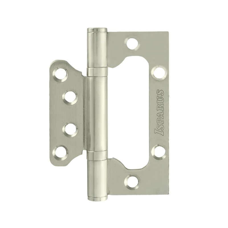 Петля накладн. универс. 800-4" isparus (100*75*2,5) матов. хром (2/100) "нора-м"