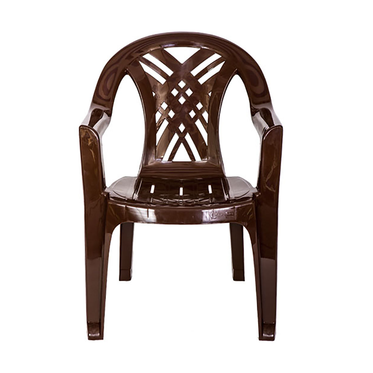 Кресло пласт. "престиж-2" (шоколад) (1) "стандарт пластик"