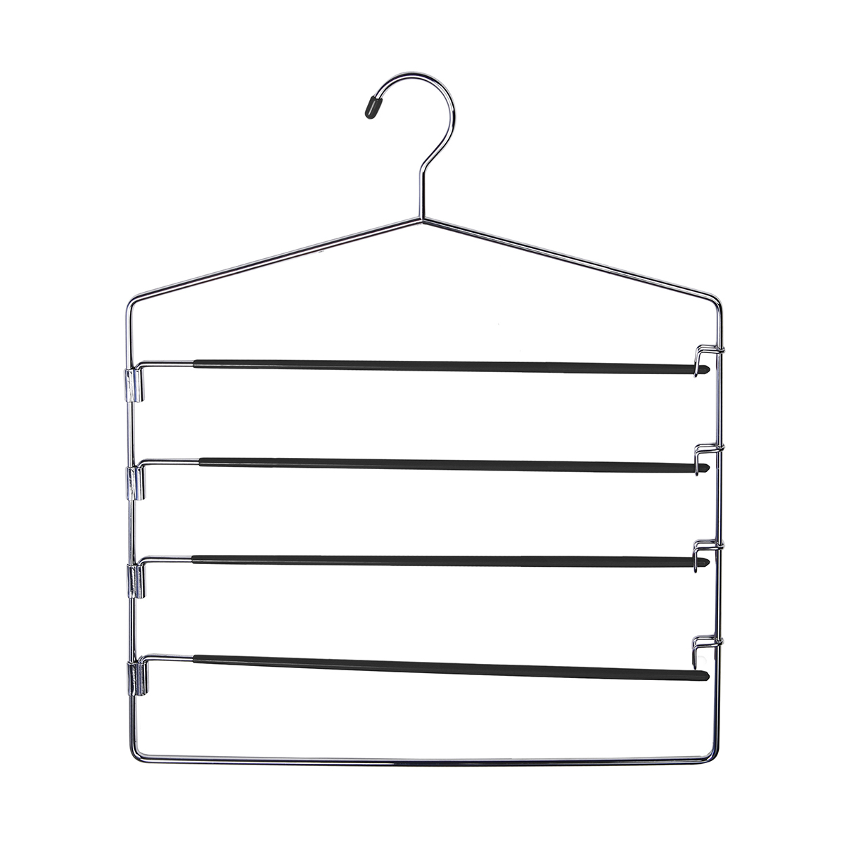 Вешалка для одежды с 4 разъемными нескольз. перекладинами (1/24) "valiant" 183012