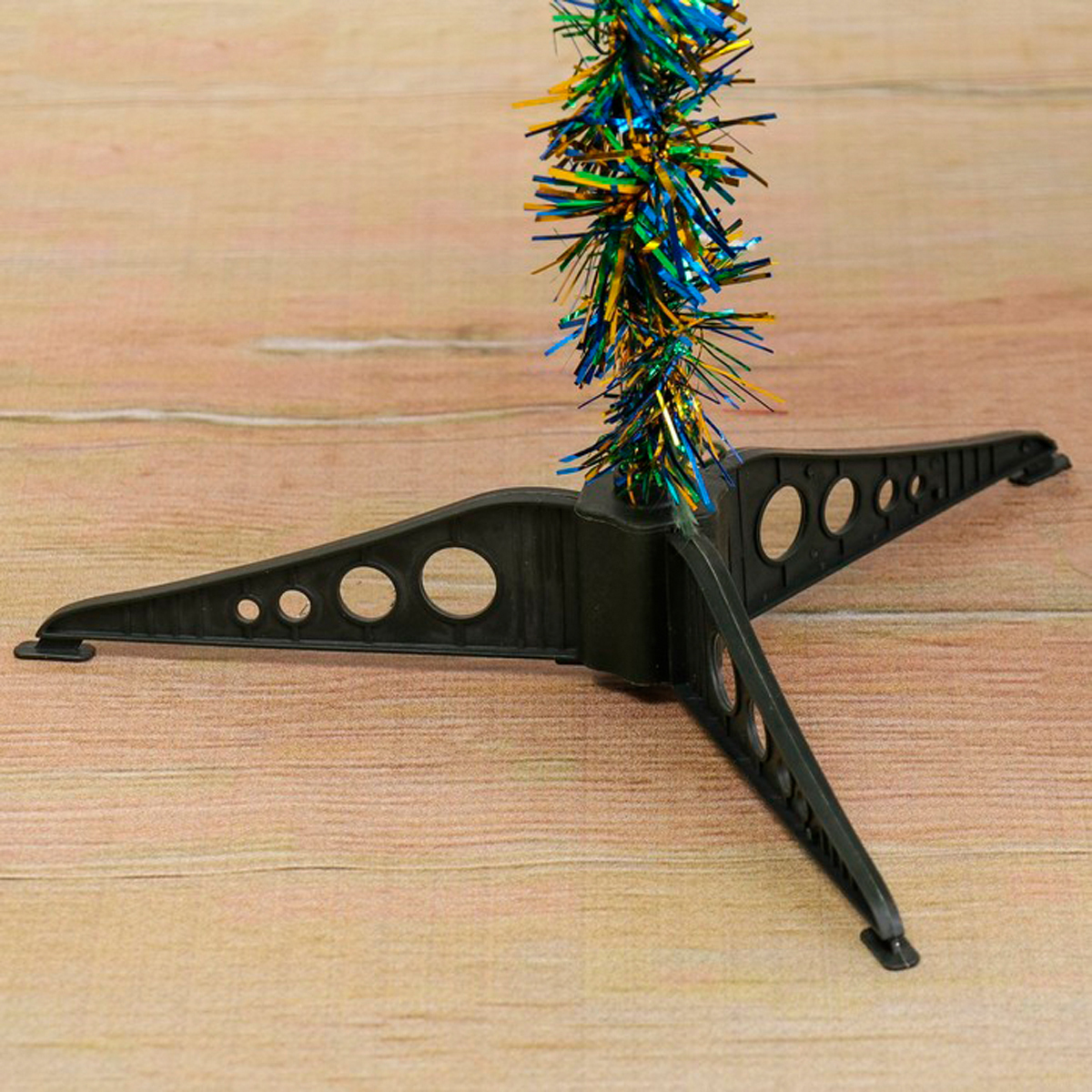 Ель декор. "радуга" 120 см, 110 веток (зеленая с синим) "зимнее волшебство" 703628