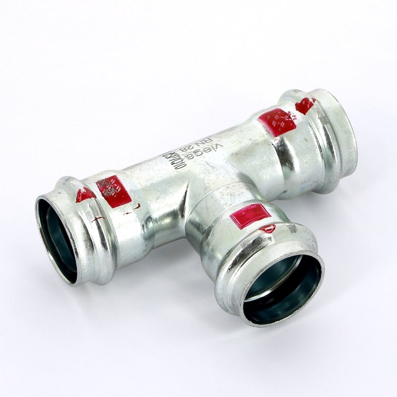 Тройник пресс 28 оцинкованная сталь Prestabo VIEGA