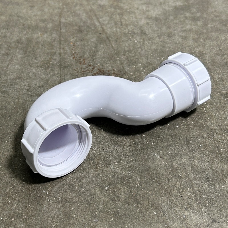 Сифон McALPINE трубный P-образный 1 1/2" х 40 мм, высота 60 мм, выход 40 мм компрес.