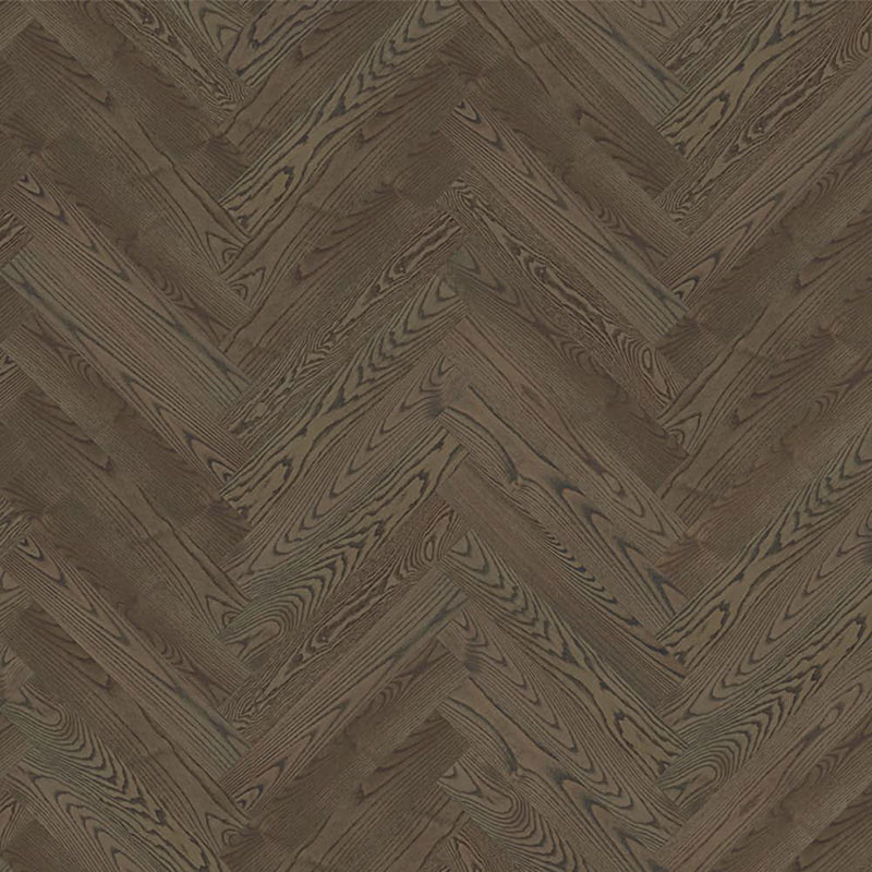 Coswick Английская ёлка 3-х слойная T&G шип-паз (90°) 1274-3243 Мокка (Порода: Ясень)