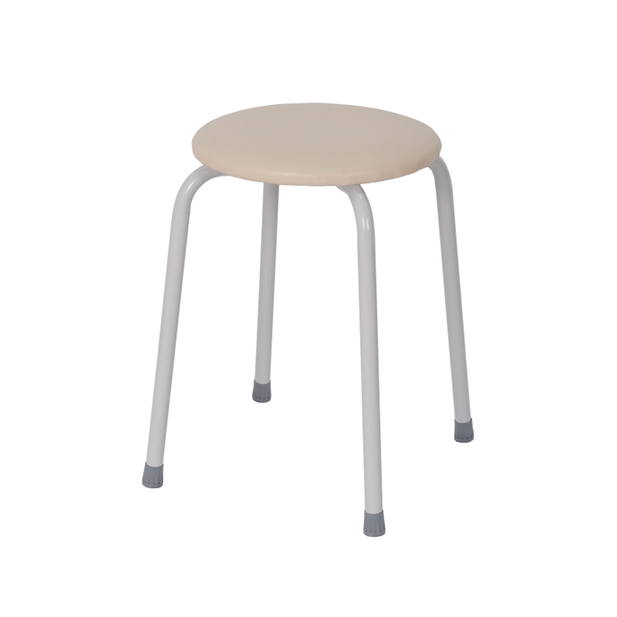 Табурет "пенек крепкий" круглое сиденье d=32 см (1/4) ваниль  т 266