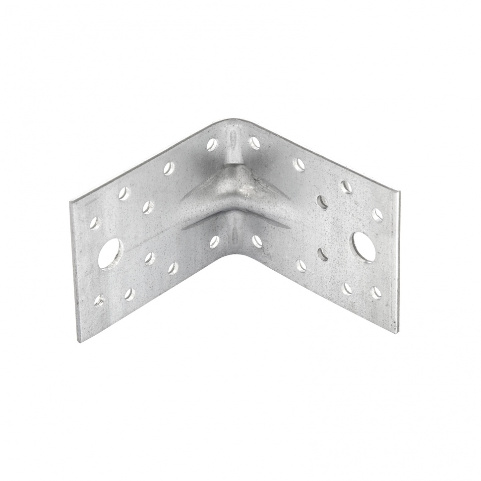 Крепежный уголок усиленный 2.5 мм, KUU 70 x 70 x 55 мм Сибртех (464103)