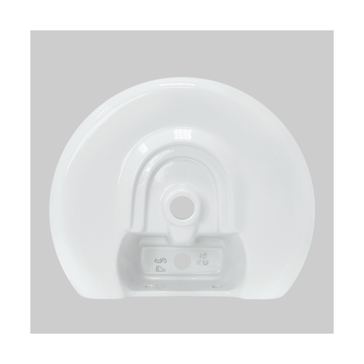 Раковина "best" белая "sanita luxe"  wb.pd/best/55-c/wht.g/s1