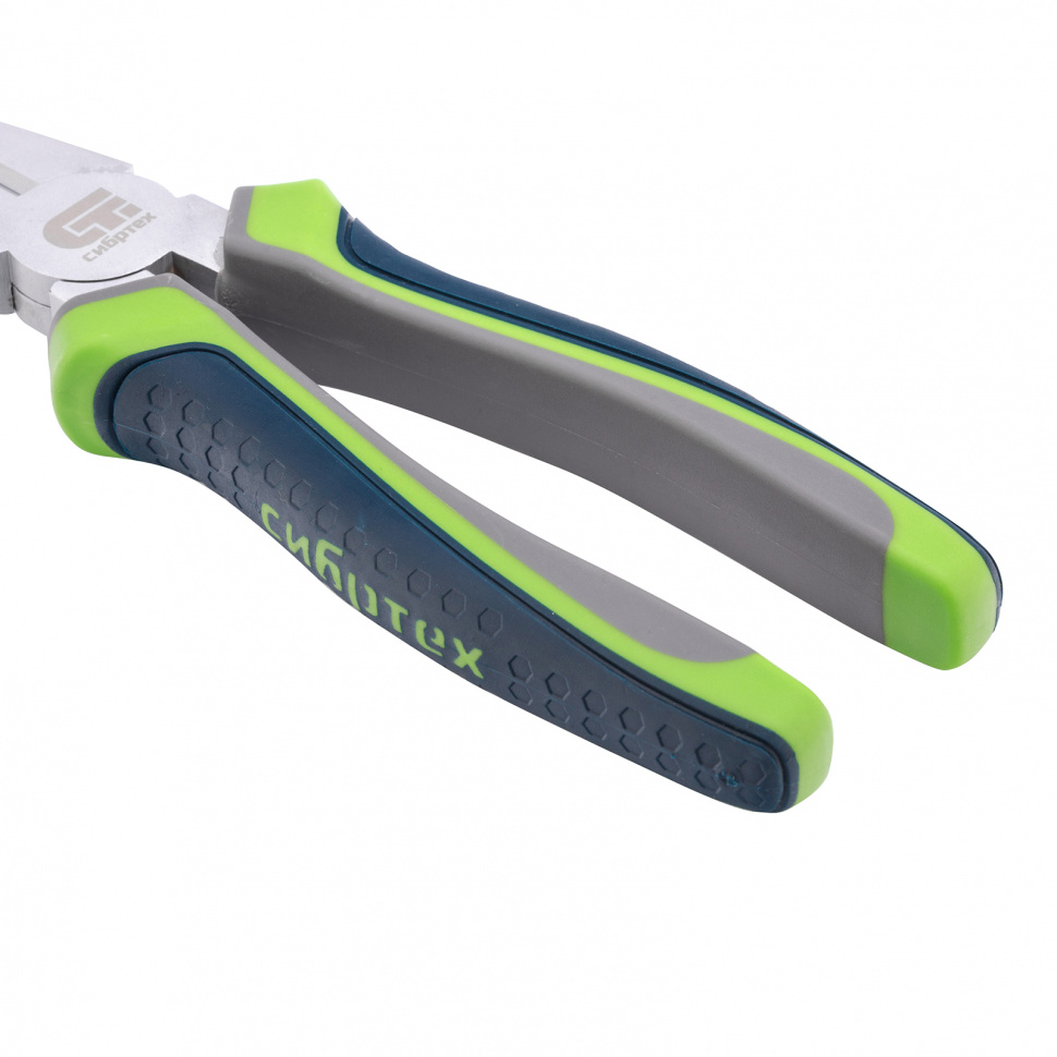 Плоскогубцы комбинированные, 200 мм, трехкомпонентные рукоятки Сибртех (17079)