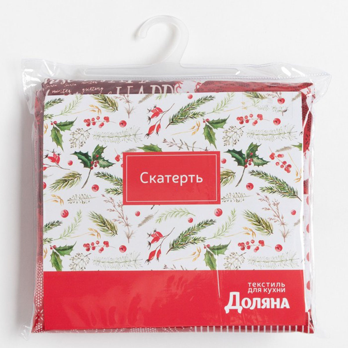Скатерть "доляна" новогодняя мозаика 110*145 см (1) 7731137