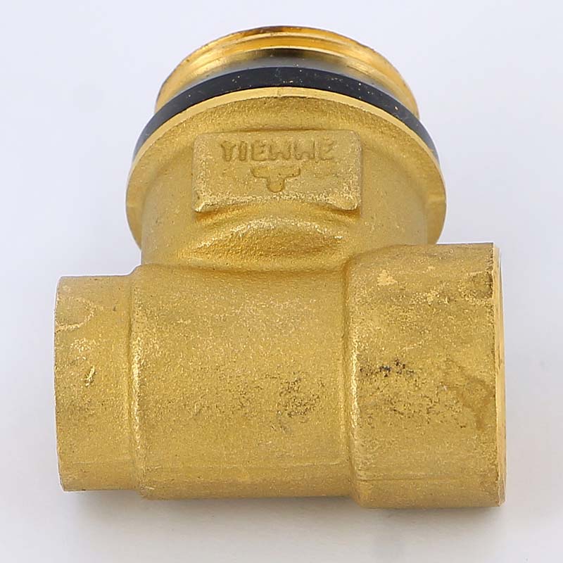 Концевик (тройник) для коллектора TIEMME 1/2"х3/4"х3/8"