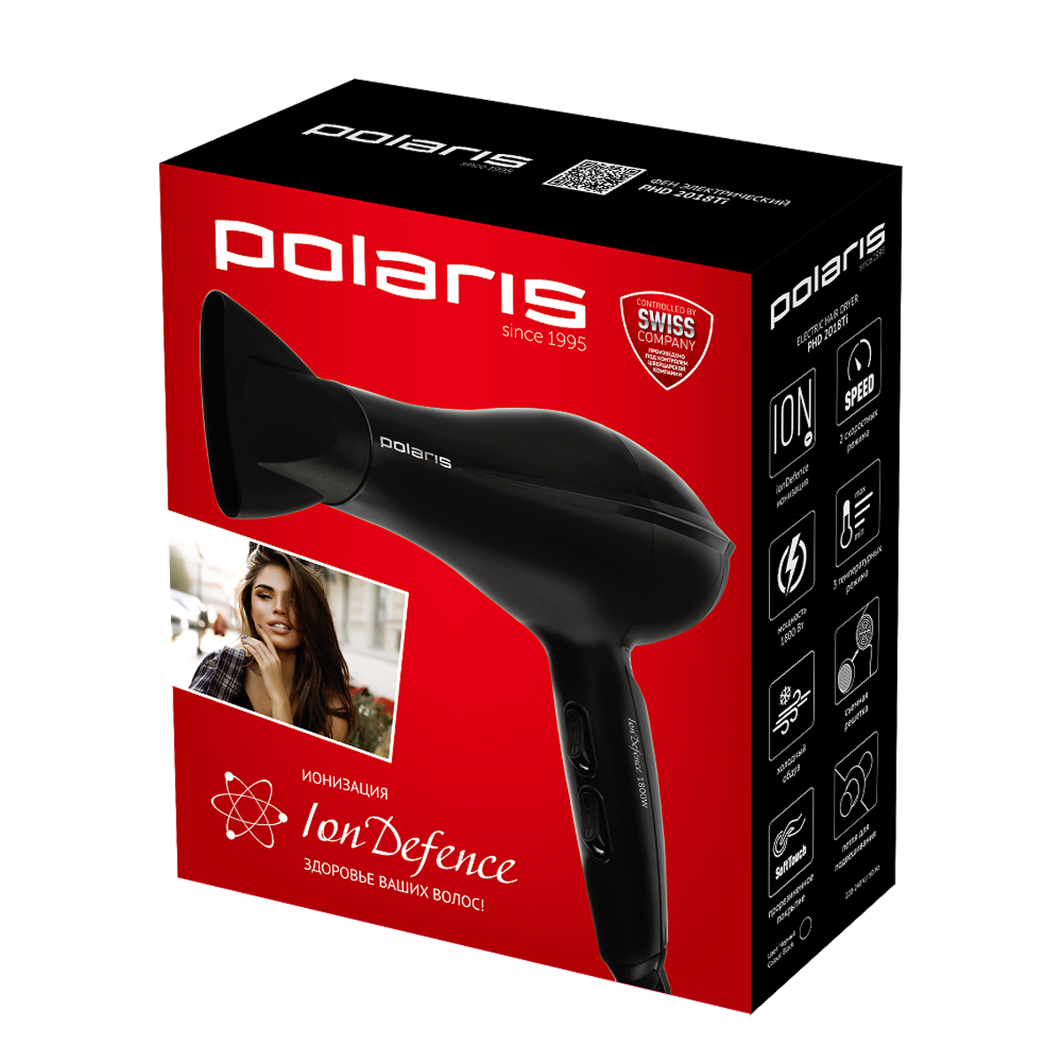 Фен phd 2018ti 1800 вт (1/6) "polaris"