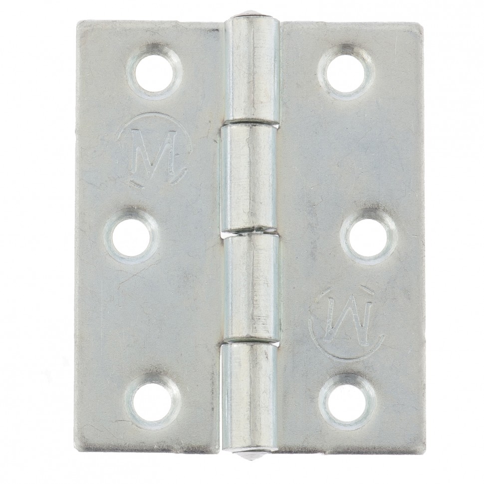 Петля карточная, 50 х 40 мм, цинк, 4 шт, (Металлист) (91546)