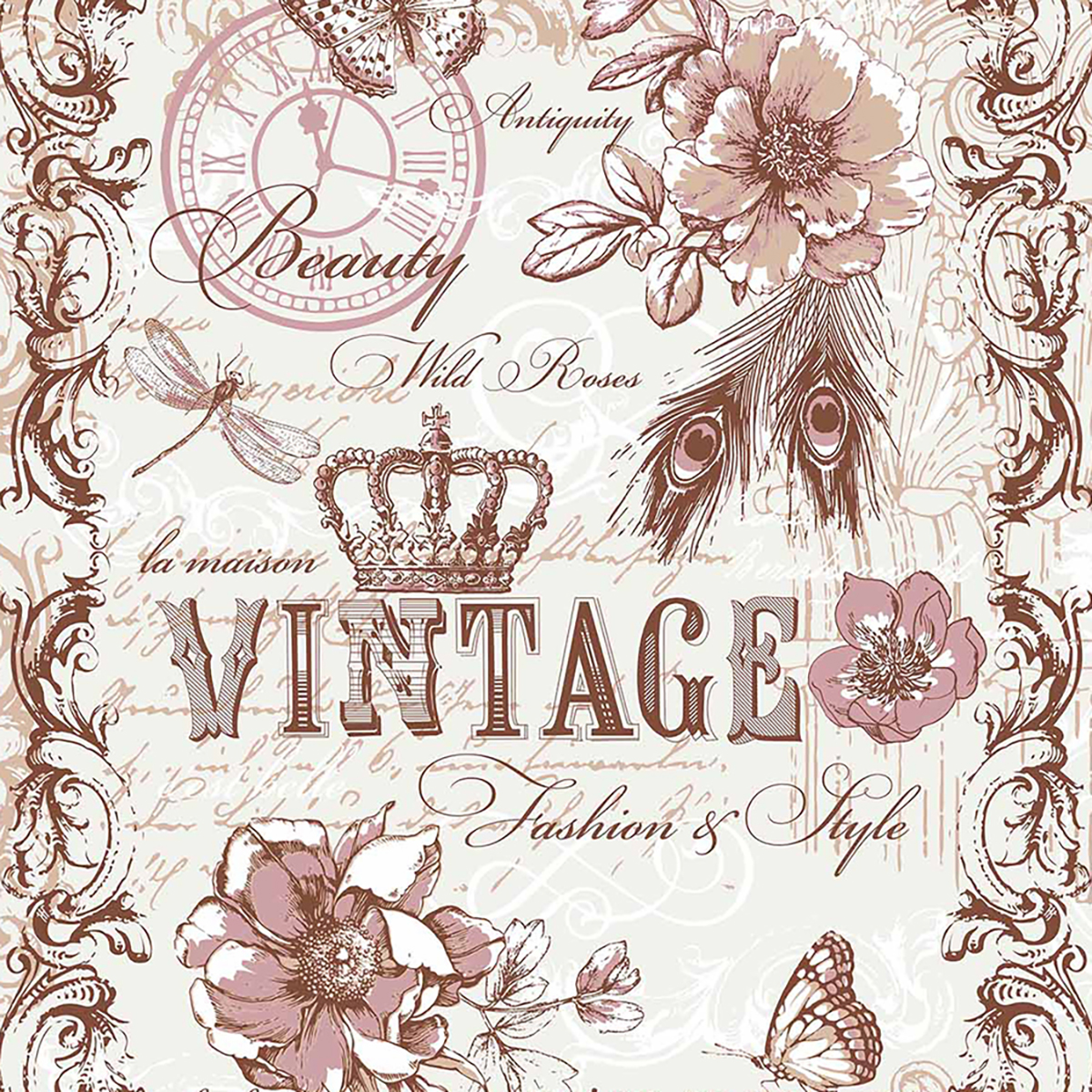 Кофр для хранения "vintage" 40*30*25 см с застёжкой-молнией  (1/24) "valiant" vn-zip-l