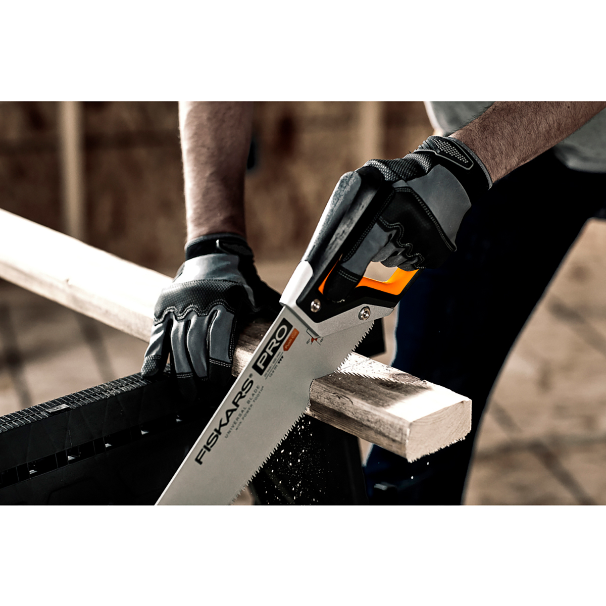 Ножовка по дереву "powertooth" 500 мм (1/3) "fiskars" 1062919