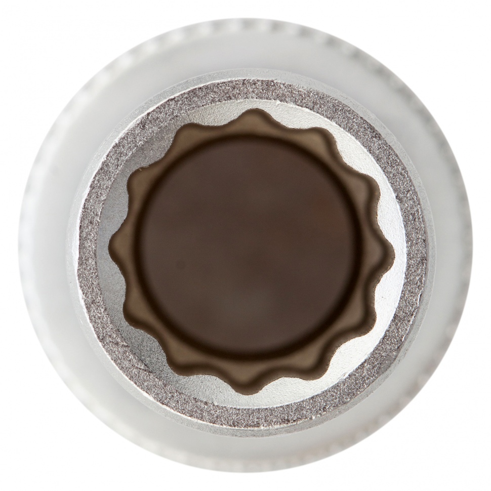 Головка торцевая, 11 мм, двенадцатигранная, CrV, под квадрат 1/2, хромированная Stels (13653)