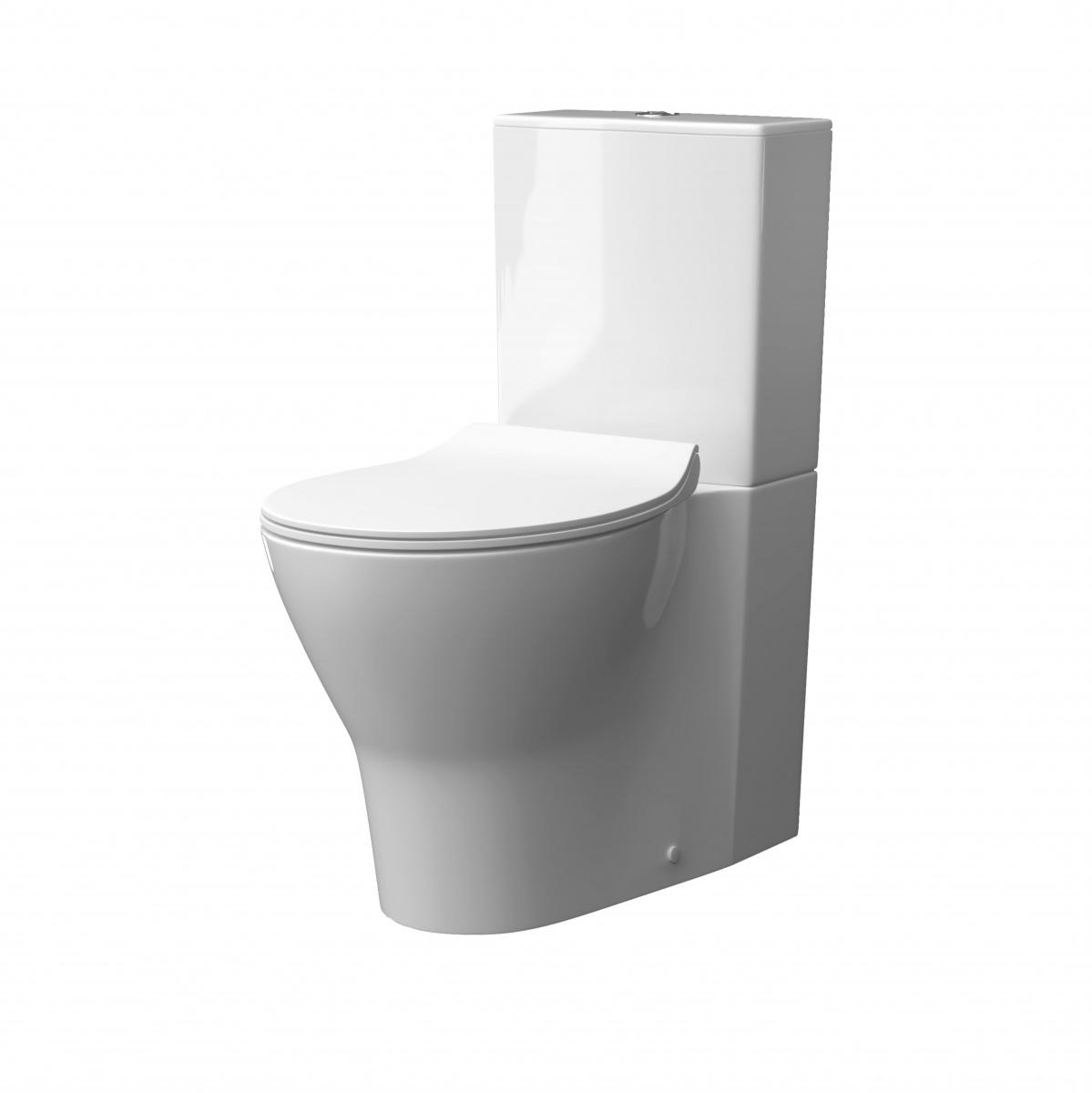 Унитаз-компакт LAPARET Accord с сиденьем микролифт белый с1 79,60x36