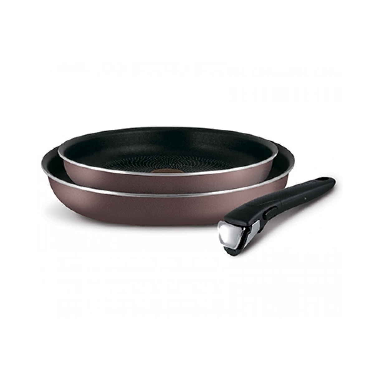 Набор сковород "ingenio red" (22 см, 26 см, съемн. ручка) (1/6) "tefal"  04175810