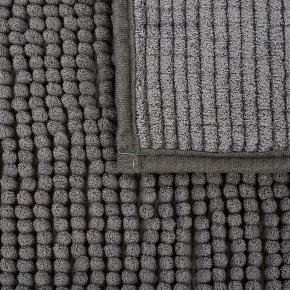 Коврик для туалета "spa" 60*55 см (серый) (1/10) "vortex" 24268