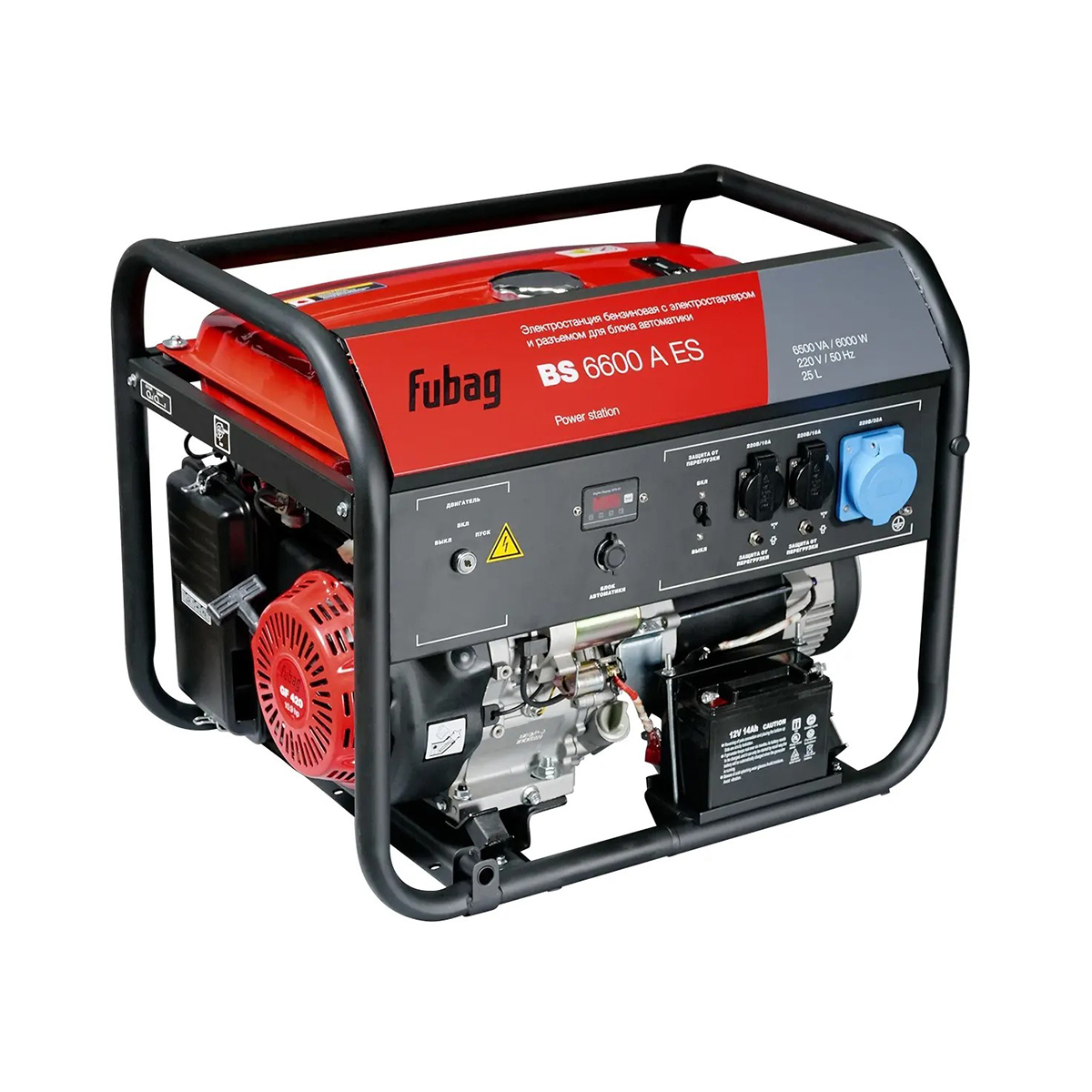 Генератор бензиновый bs 6600 a es (1) "fubag" 838798
