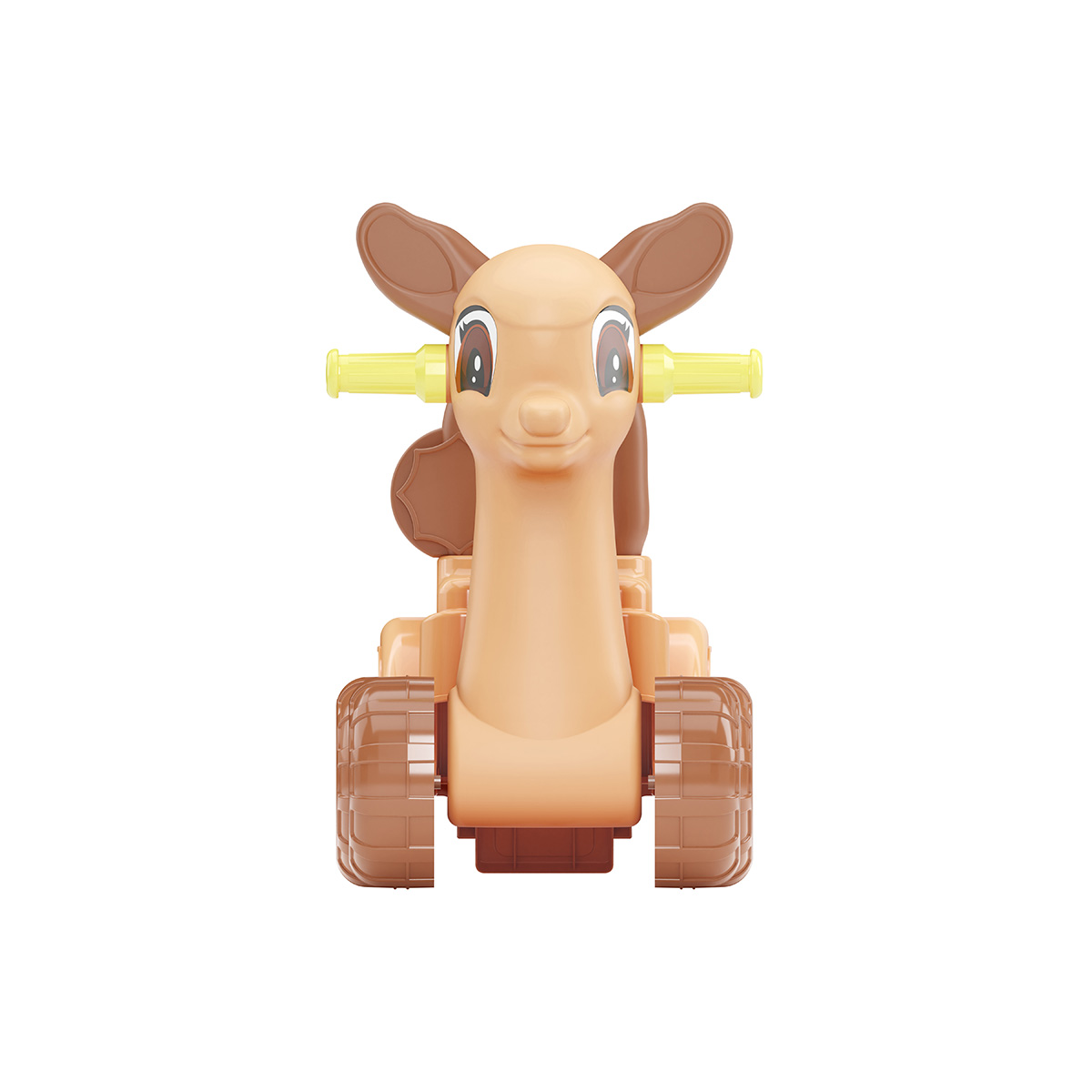 Каталка детская "олененок" (коричневая) (1/2) "альтернатива" м3893