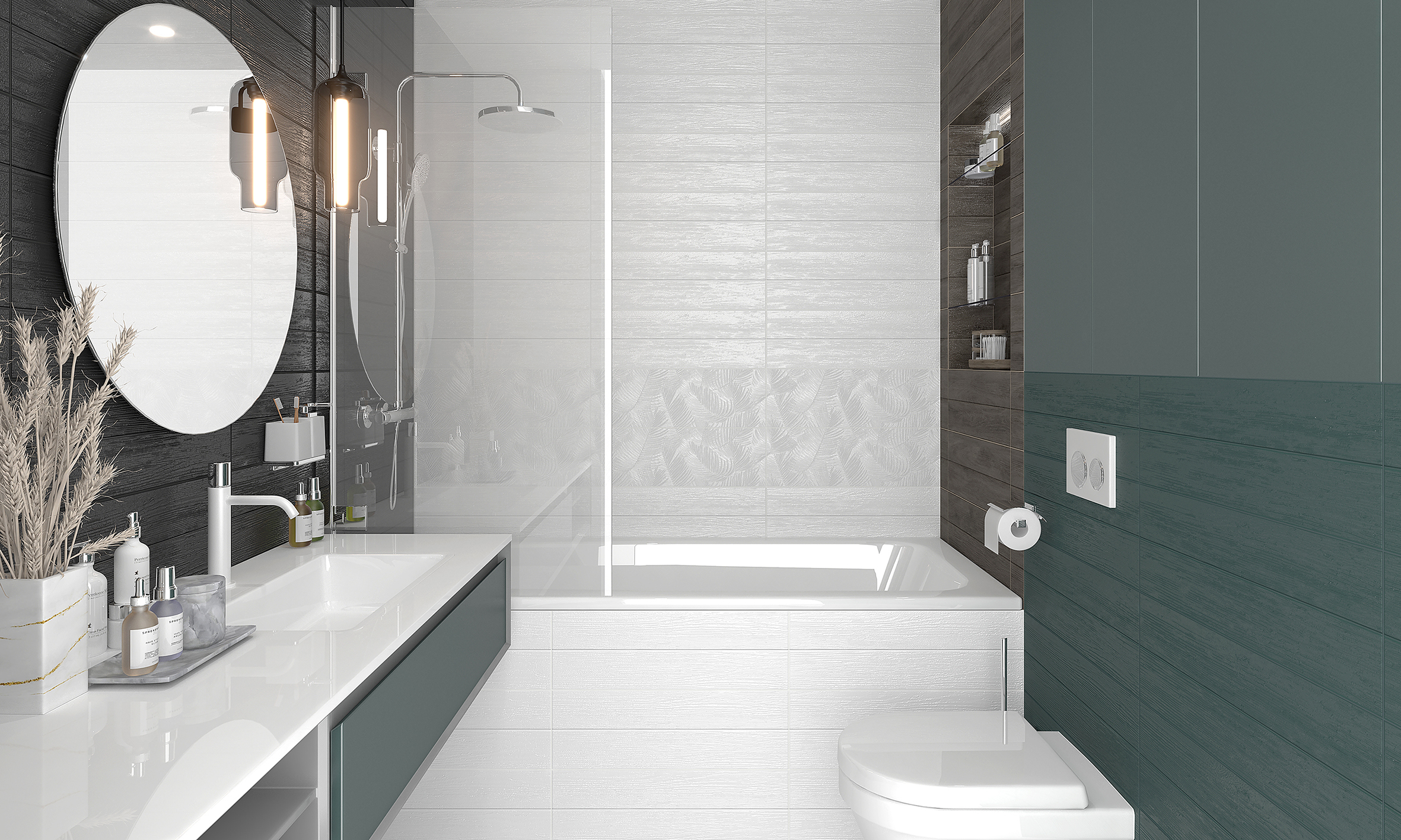 Kopengagen бирюзовый 20x60