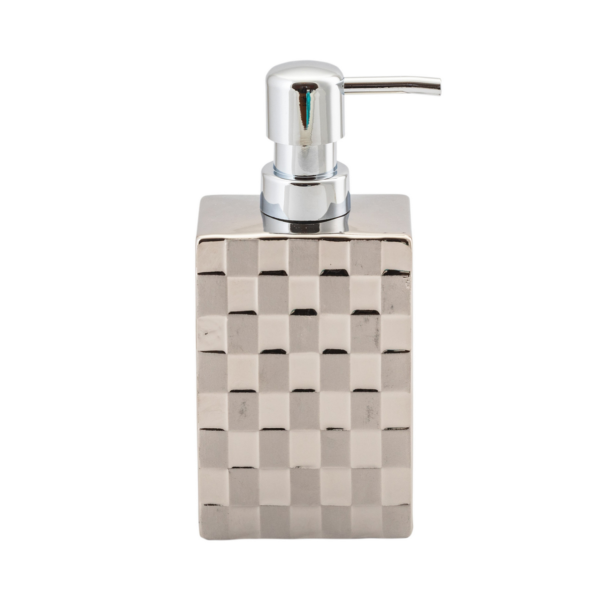 Дозатор для жидкого мыла "steel" керамика (серебристый) (1/36) "swensa" swtk-6030-a