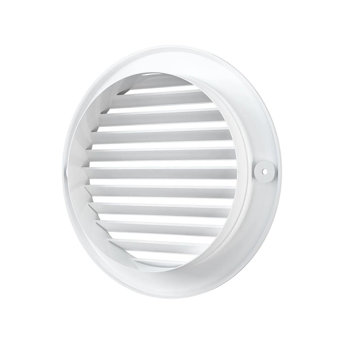 Решетка вентиляц. круглая d 161 мм с фланцем d 125 пласт. (1/40) "auramax" a12rk