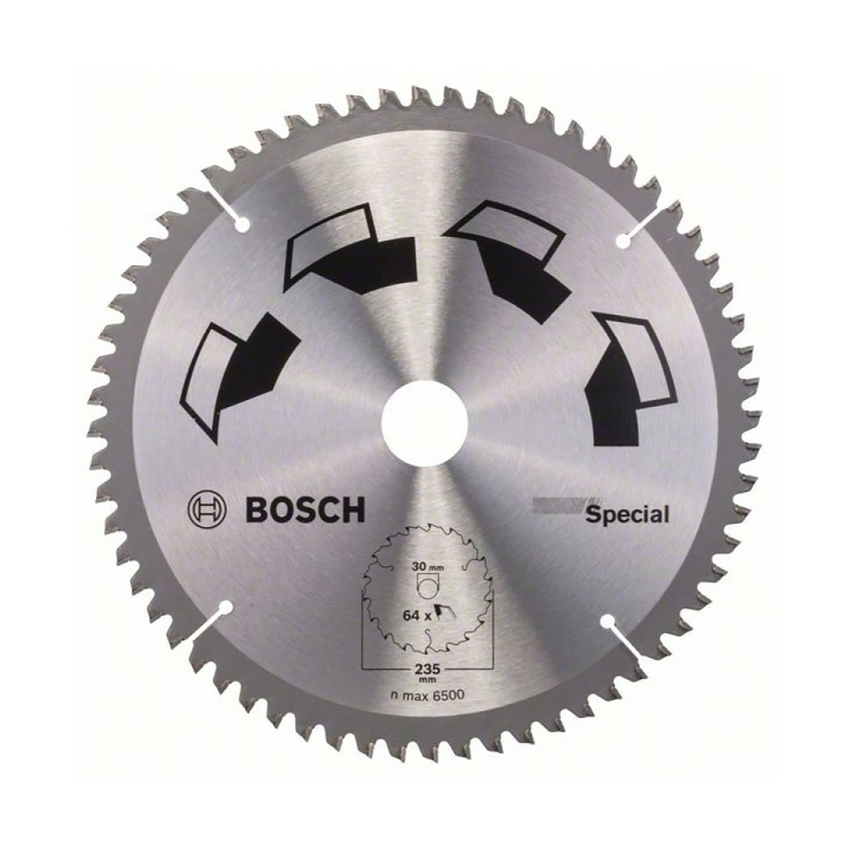 Диск пильный по дереву "special" 235 x 30 мм, 64 зуба (1) "bosch" 2609256895