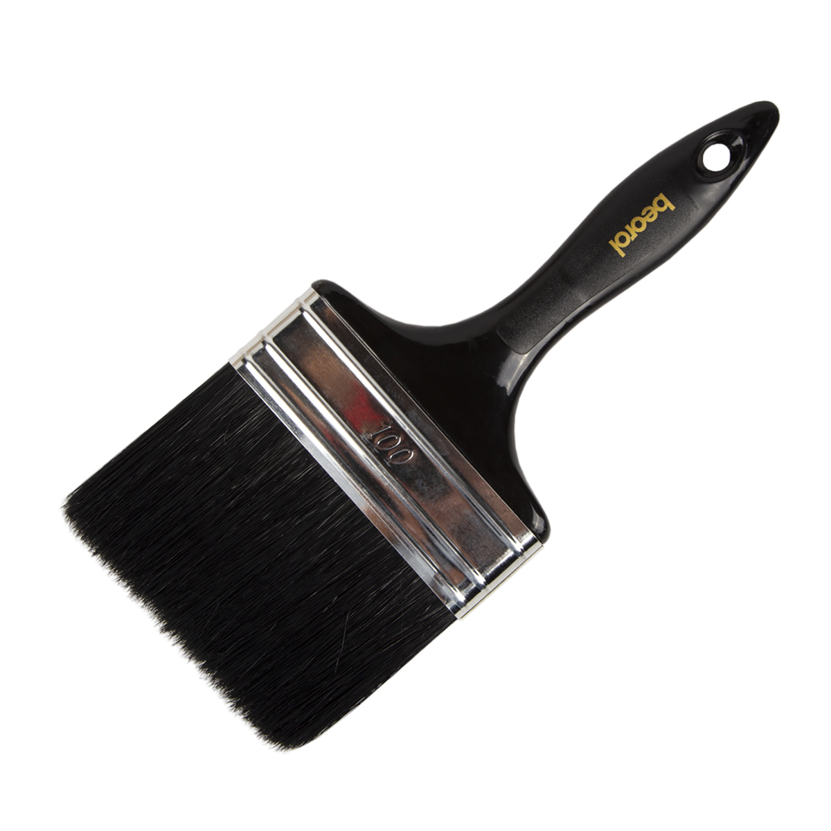 Кисть плоская "black professional" 100 х 15 мм (12/192)  "beorol"