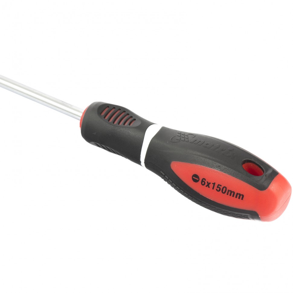 Отвертка "Era", SL6 х 150 мм, CrV, трехкомпонентная рукоятка Matrix (12084)