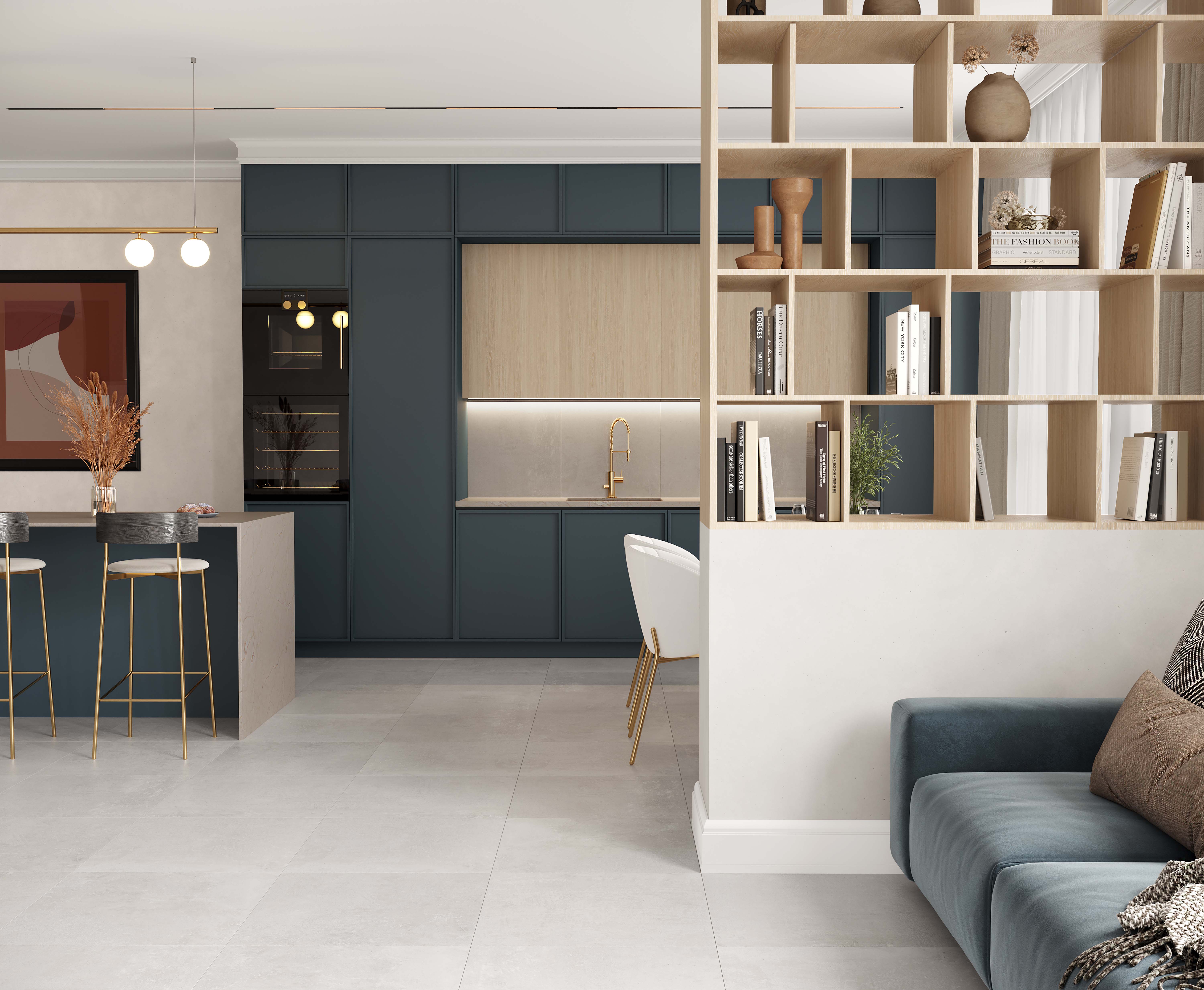 Magnum perla керамогранит светло-серый матовый 60x60