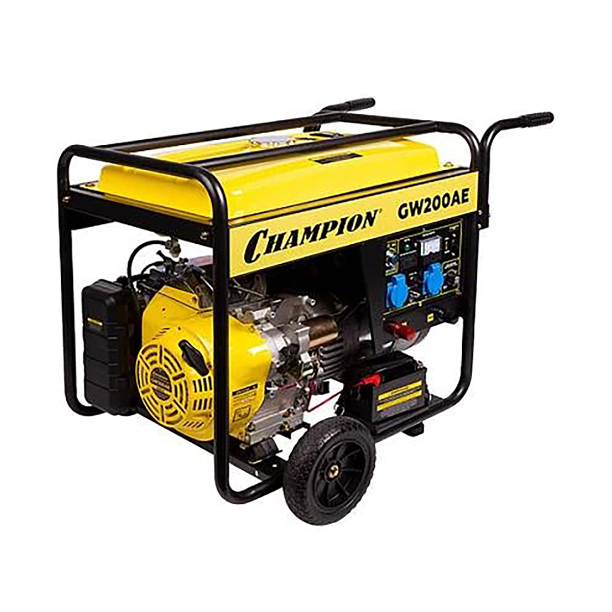 Генератор бензиновый сварочный gw200ae "champion"