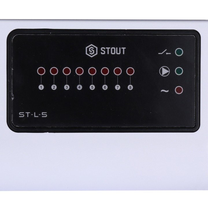 Система управления теплыми полами проводная STOUT L-5 STE-0101-005000