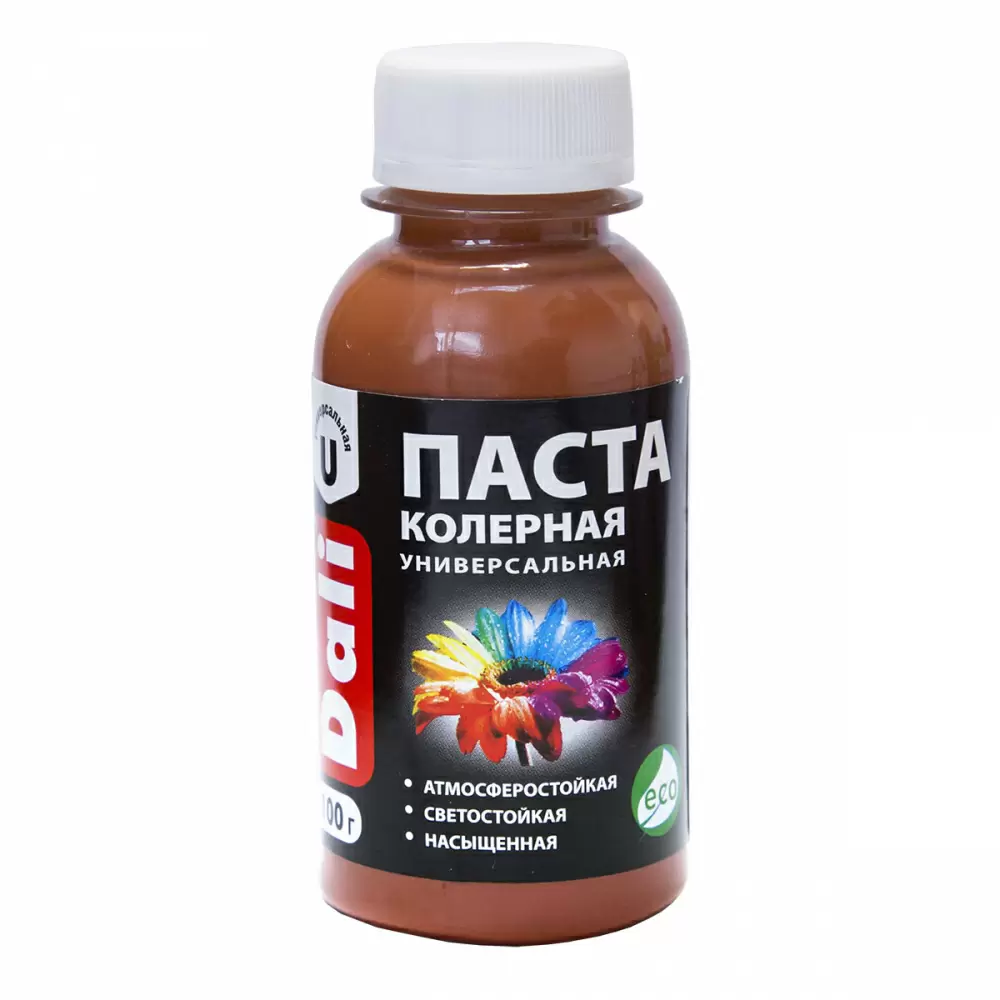 Dali Паста колерная универсальная атмосферостойкая светостойкая, шиповник (0,1кг)