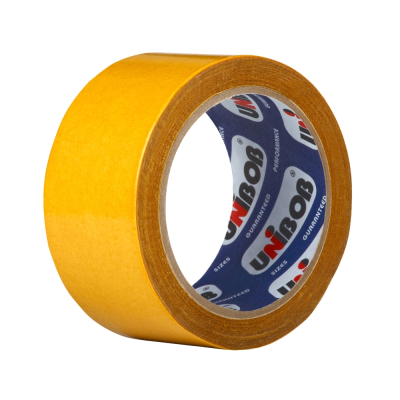 Скотч двусторонний тканевый профи для подогреваемых полов 50 мм х 10 м (30) "unibob"