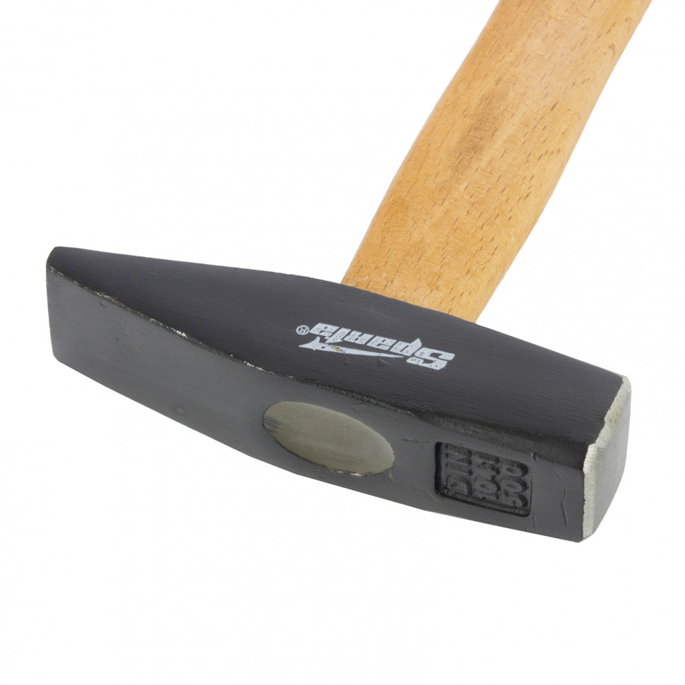 Молоток слесарный, 500 г, квадратный боек, деревянная рукоятка Sparta (102105)