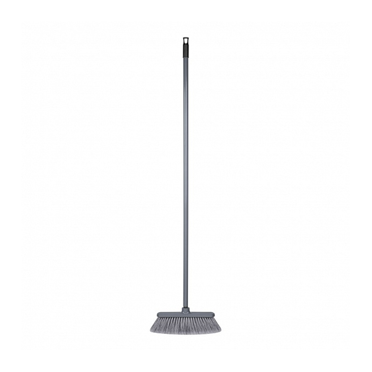 Щетка для пола "эконова" с рукояткой (серая) (1/24) "бытпласт"