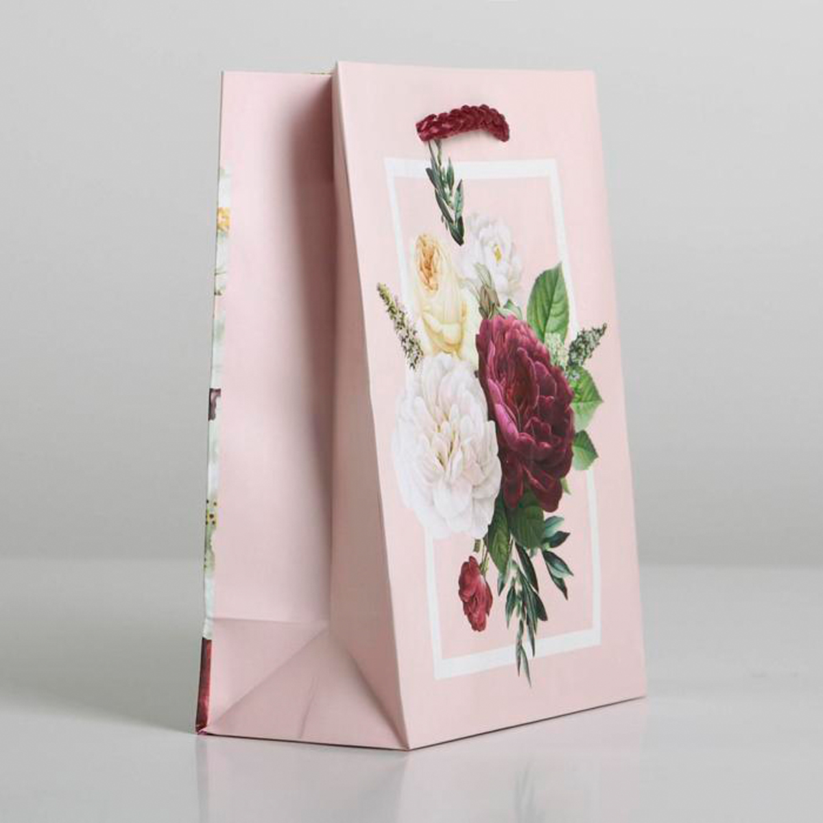 Пакет подарочный ламинир. "love" 12*15*5,5 см (1/95) "доступные радости" 6582681