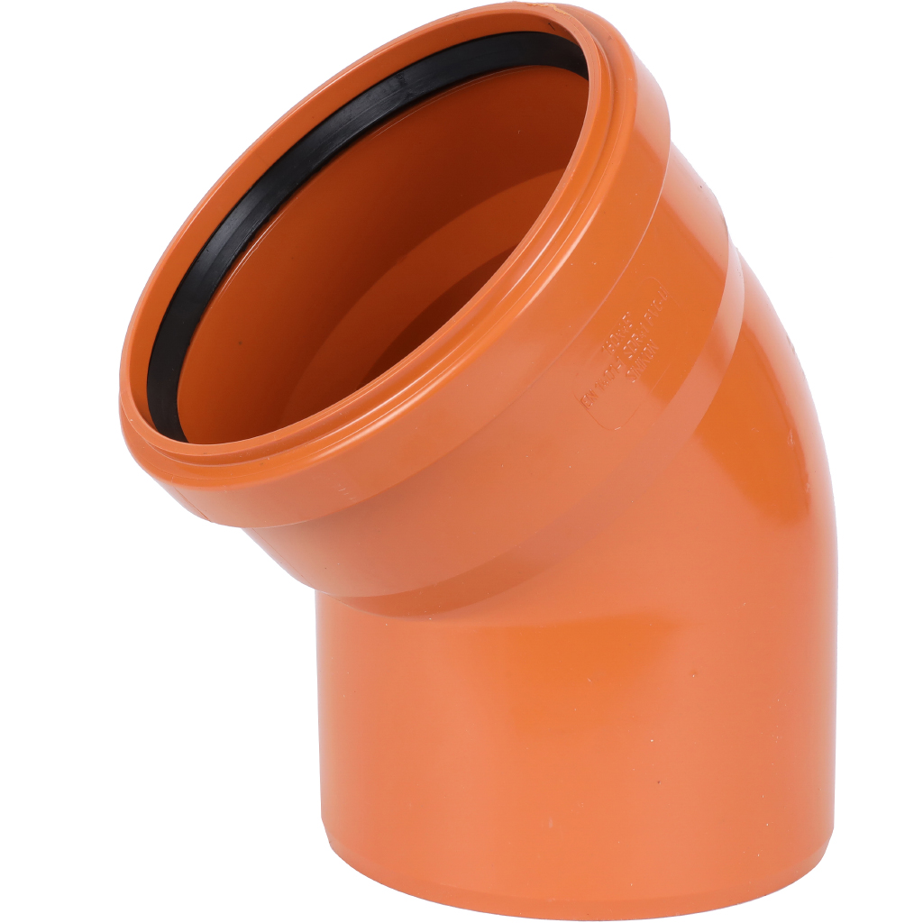 Отвод 45° наружной канализации d=160 мм SINIKON