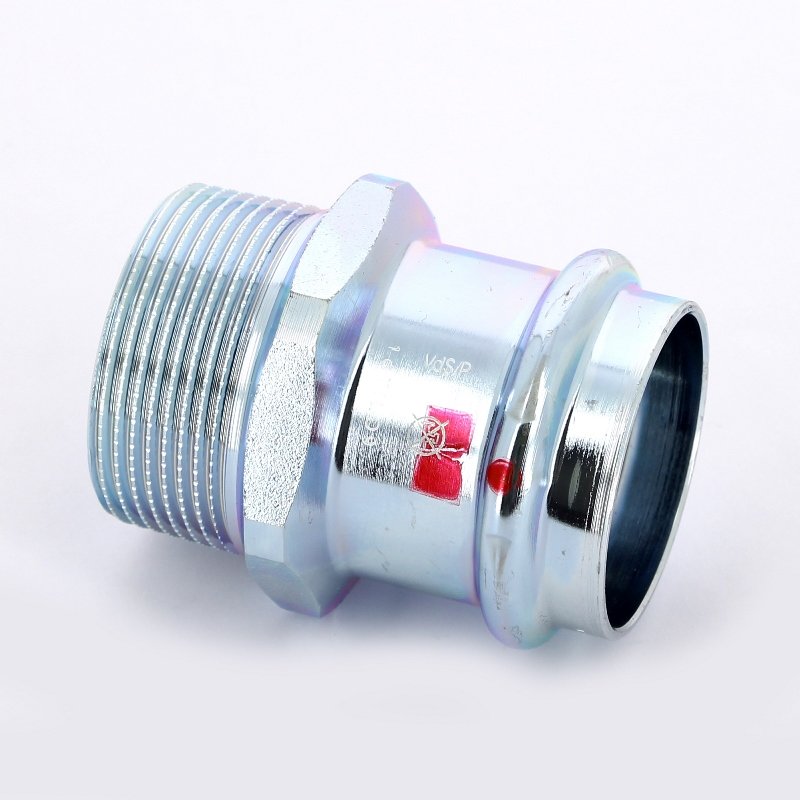 Муфта пресс-Н 42x1"1/2 оцинкованная сталь Prestabo VIEGA