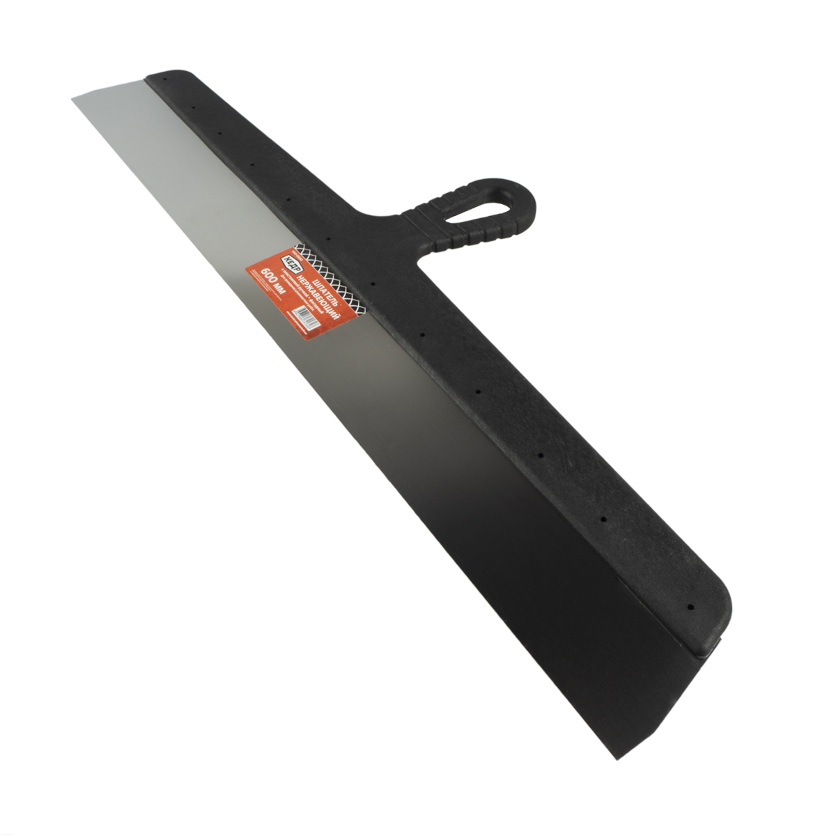 Шпатель фасадный нерж. 600 мм пластм. ручка (1/10) "кедр"  040-0600