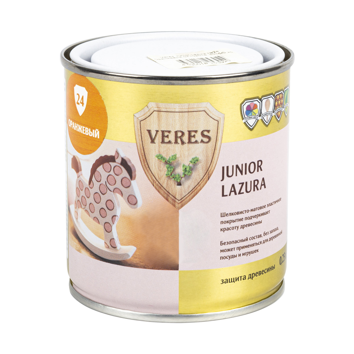 Верес джуниор №24 оранжевый 0,25 л (1/6) "veres"