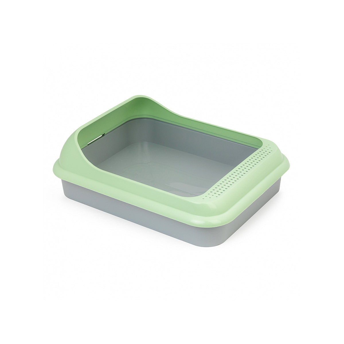 Лоток для животных "барсик" (зеленый) (1/17) "альтернатива" м6931