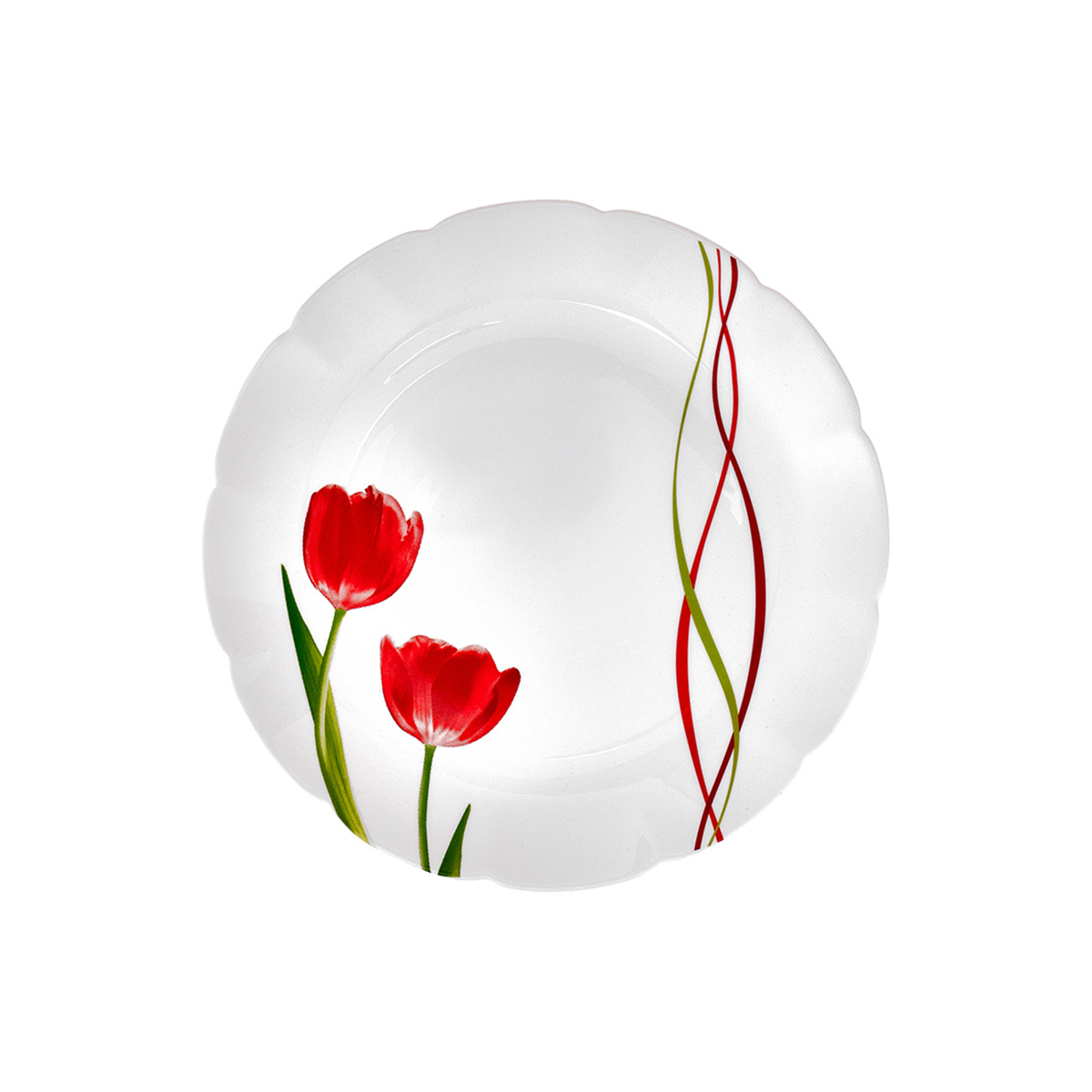 Салатник "royal garden" flower sketch 11,5 см, опаловое стекло (6/96) rg011sq