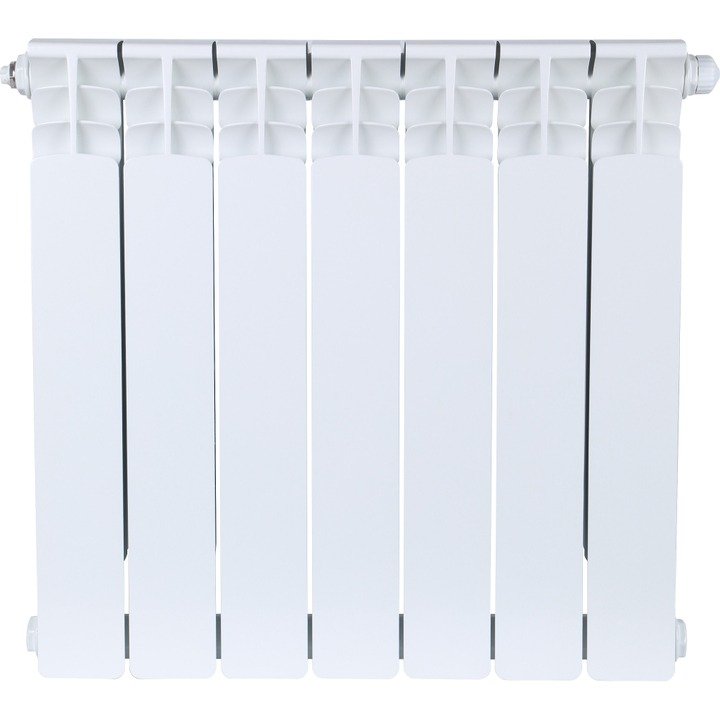 Радиатор STOUT Space 500 мм 7 секций, биметал. (нижнее правое подключение) на 12,9 кв.м.