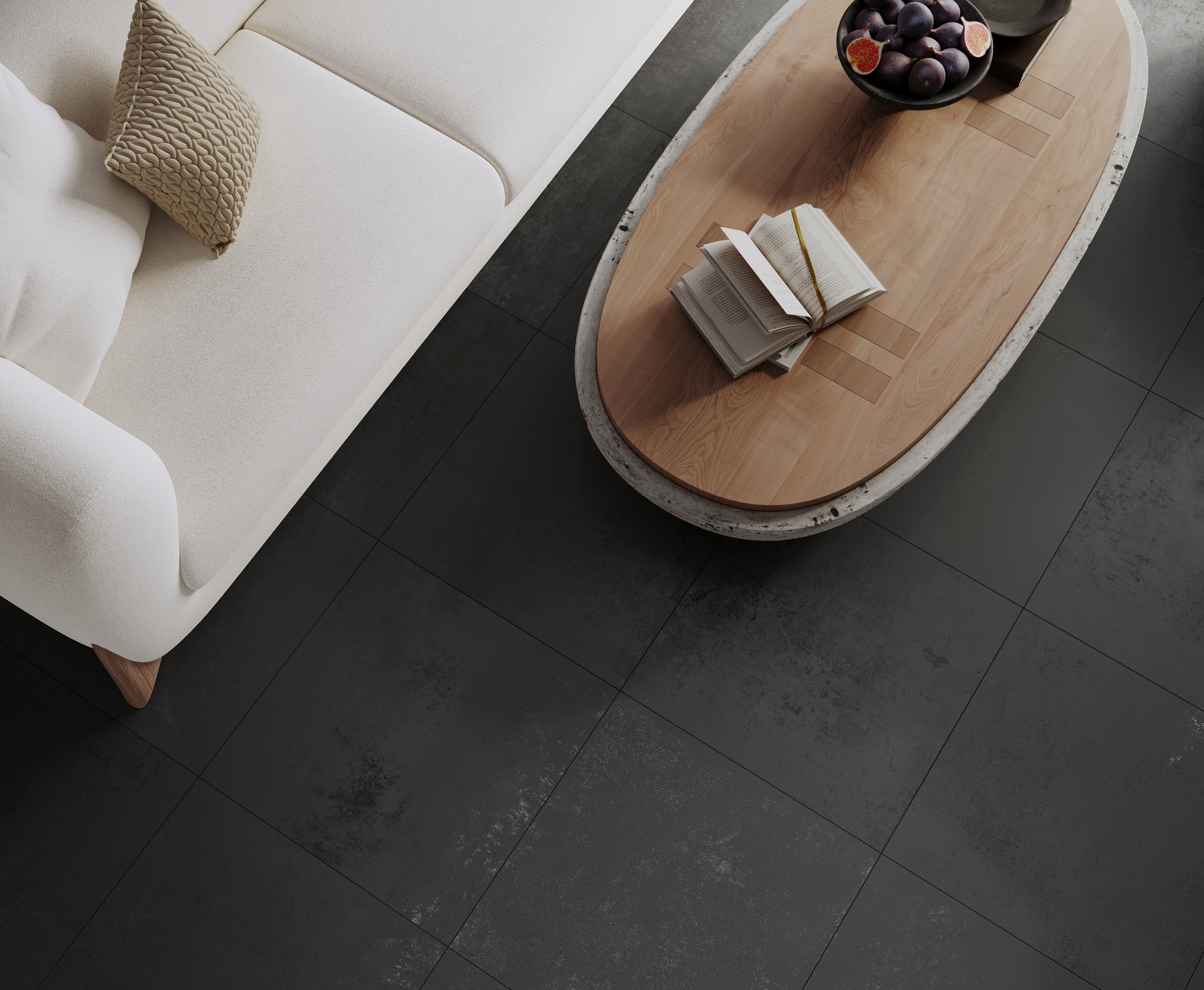 Techno grafito керамогранит графитовый 60х60 матовый карвинг 59,50x59,50