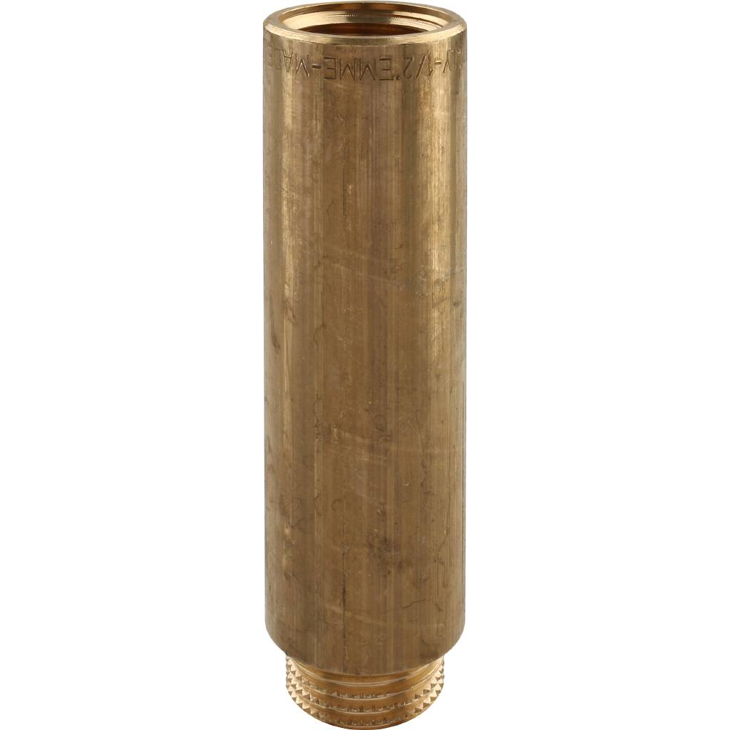Удлинитель резьбовой 1/2" x 50 мм НР-ВР латунь TIEMME