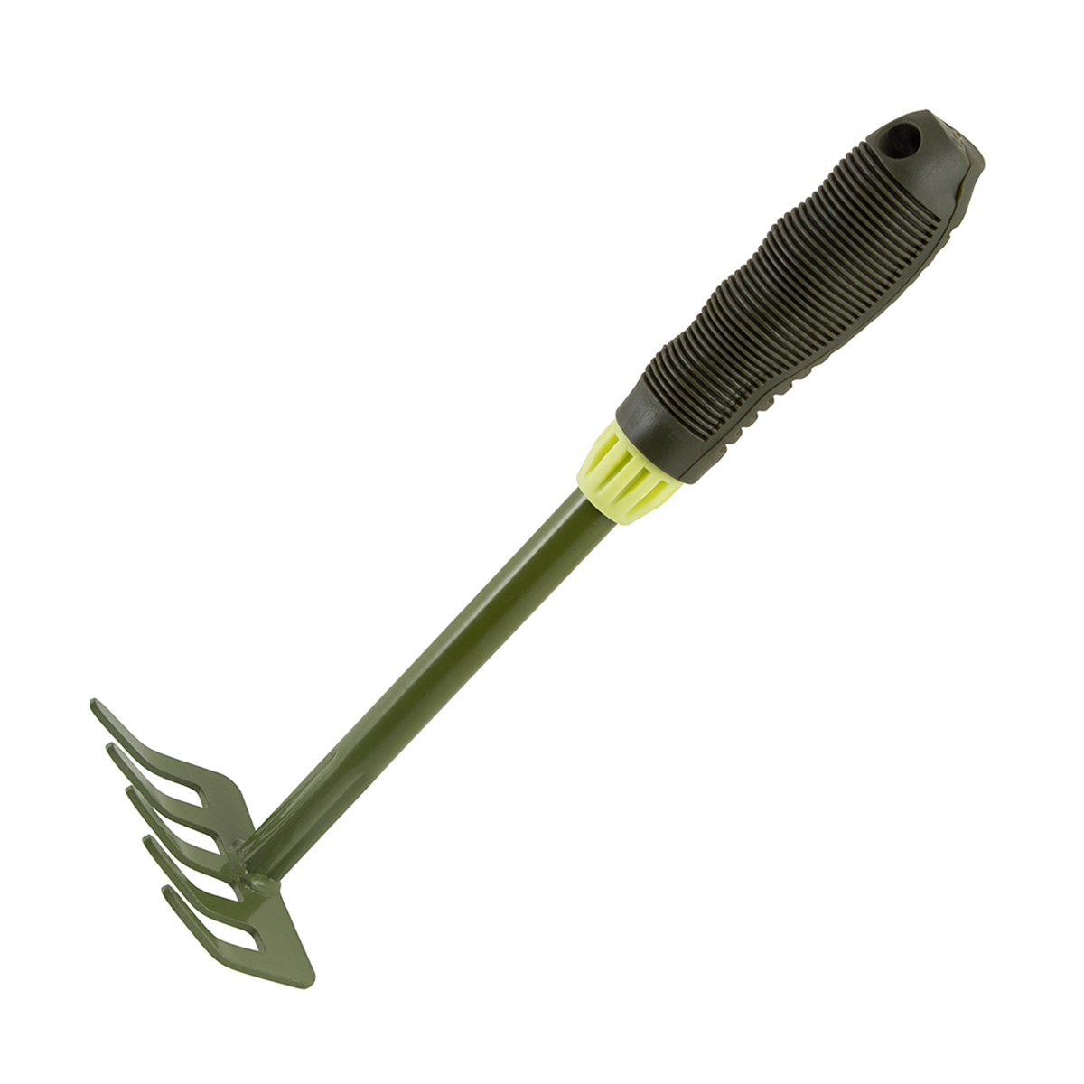 Грабли (мини) садовые 5 зубов, пласт. ручка (1/24/48) "park" 2013